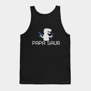 Fathers Day 2018 Papa Saurus T Shirt Papa Saurus Rex Tank Top